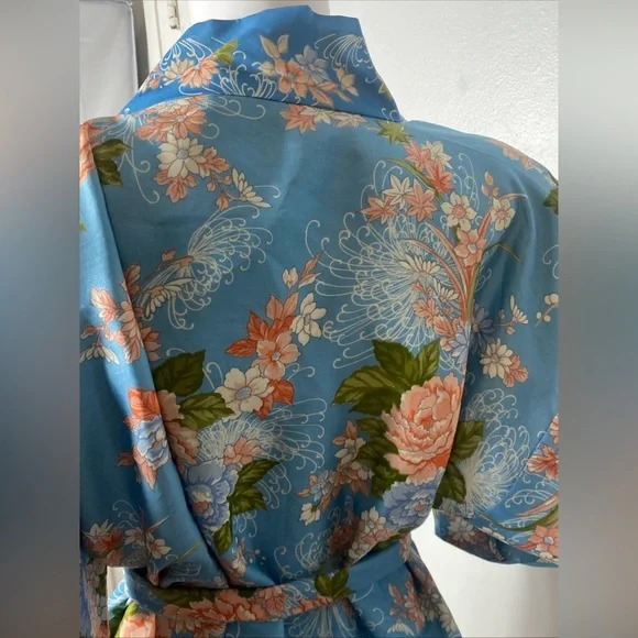 Vintage Kamon Kimono Japan 100% silk - Picture 8 of 11